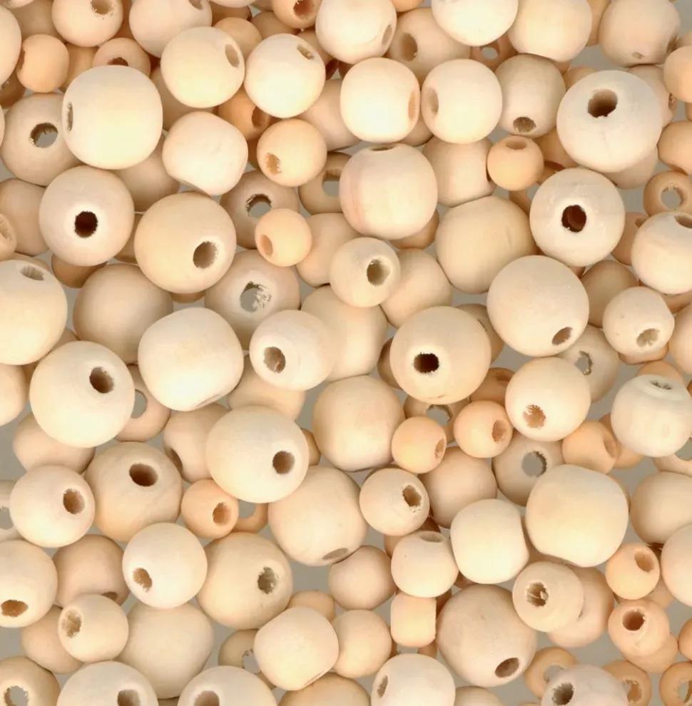 Cuentas Madera Redondas Artemio 350pz