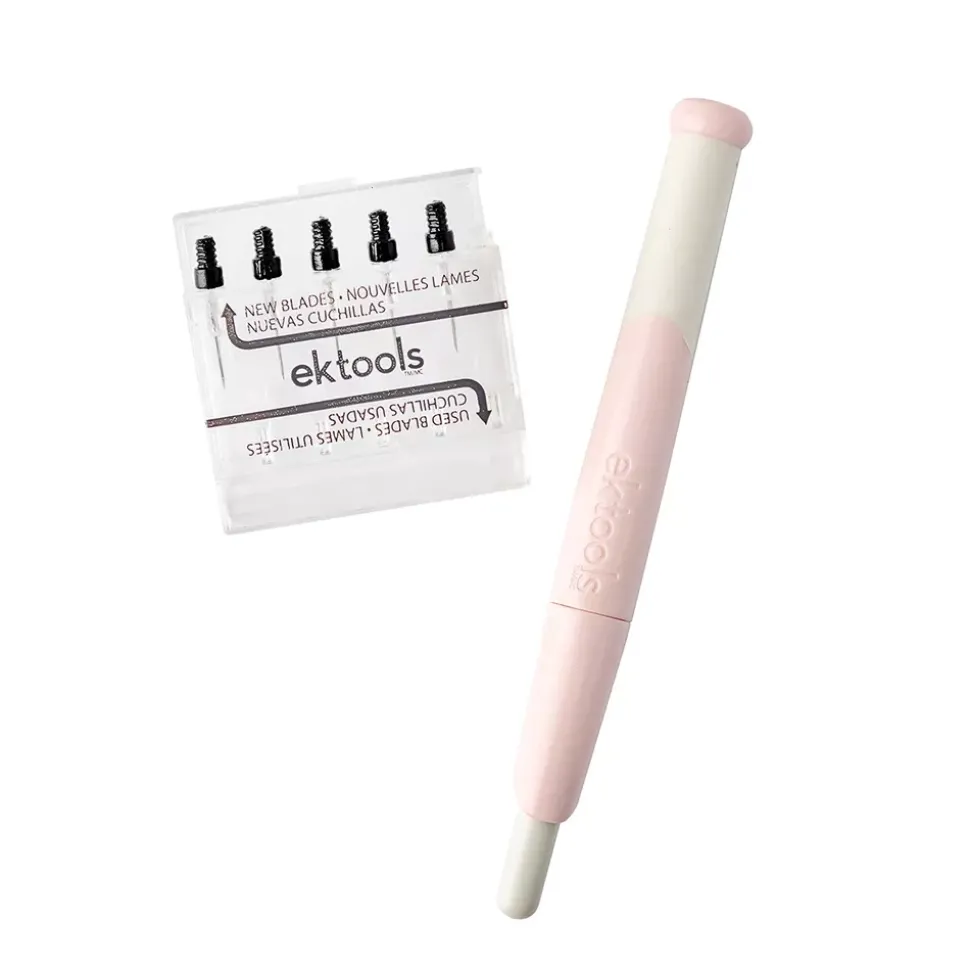 Cutter de Precisión Retráctil Rosa EK Tools