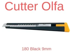 Cutter OLFA 180 Black 9 mm.