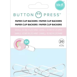 Decoraciones de Clips para Button Press We R Memory Keepers 25mm