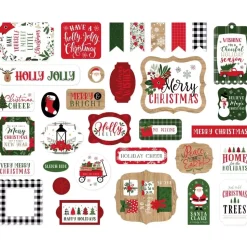 Die-Cut Ephemera Jingle All The Way Echo Park