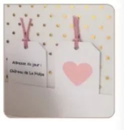 Die-cut Etiquetas Kraft On se Marie Artemio