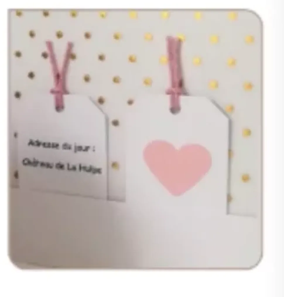 Die-cut Etiquetas Kraft On se Marie Artemio