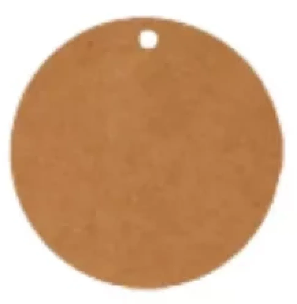 Die-cut Etiquetas Redondas Kraft On se Marie Artemio