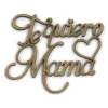 Die-cut Te quiero mamá Dayka 5,5x4,5cm
