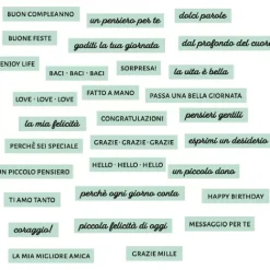 Die-cuts acrílicos Dolci parole Céladon Christmas Cocooning Florilèges Design