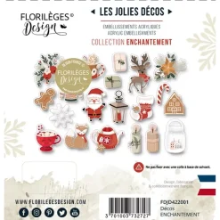 Die-Cuts Acrílicos Enchantement Florilèges Design