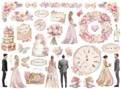 Die-Cuts Ceremonia Romance Forever Stamperia