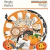 Die-Cuts Chipboard Clusters SV October 31st Simple Stories