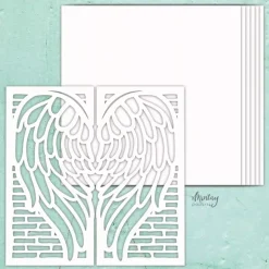 Die-Cuts Chipboard Álbum Base Wings Wall Mintay