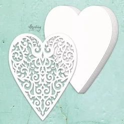 Die-Cuts Chipboard Álbum Base Heart Mintay