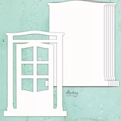 Die-Cuts Chipboard Álbum Base Door Mintay