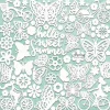 Die-Cuts Chipboard Summertime Mintay