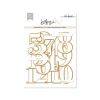 Die-Cuts de Chipboard Números Baby M Lora Bailora