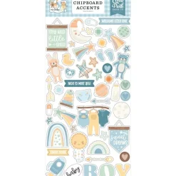 Die-Cuts de Chipboard Our Baby Boy Echo Park