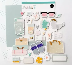 Die-cuts de chipboard Suave Brisa Dunaon