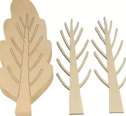 Die-cuts de madera Abetos Promenade en Forêt Artemio