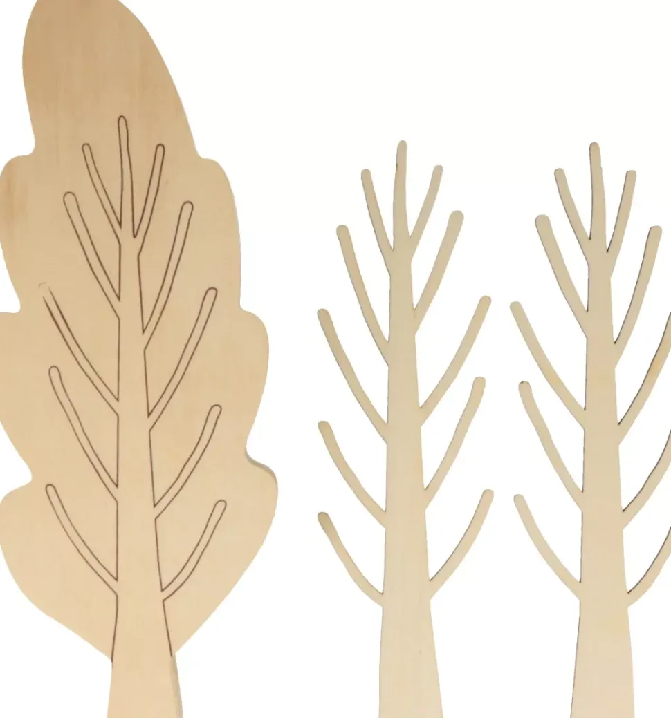 Die-cuts de madera Abetos Promenade en Forêt Artemio