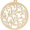 Die-Cuts de madera Bola de Navidad Let it Snow Artemio