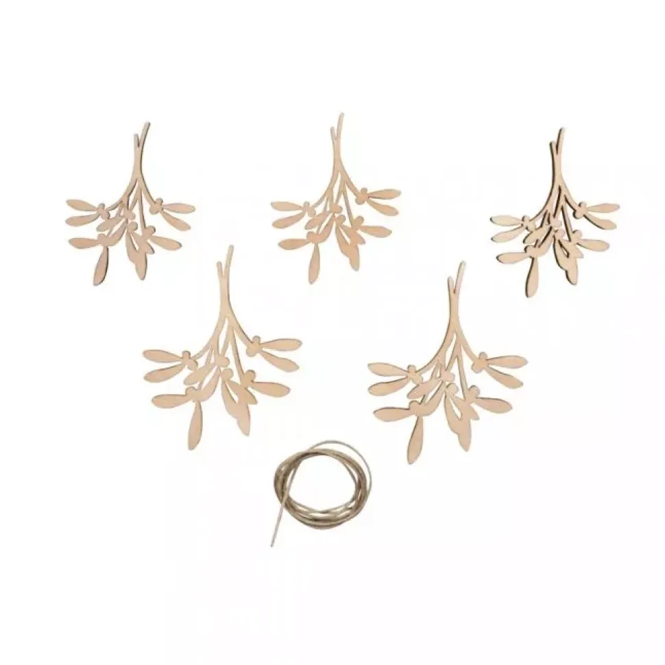 Die-Cuts de Madera Muérdago Rayher