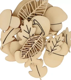 Die-cuts de madera Setas y Hojas Promenade en Forêt Artemio