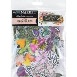 Die-cuts Ephemera Bits The Flower Emporium 49 and Market