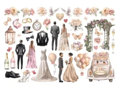 Die-Cuts Ephemera Ceremonia Romance Forever Stamperia