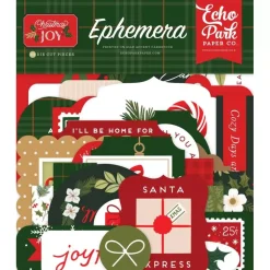 Die-cuts Ephemera Christmas Joy Echo Park