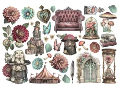 Die-cuts Ephemera Master of Magic Stamperia