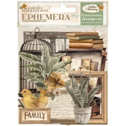 Die-cuts Ephemera Romantic Golden Harmony Stamperia