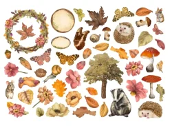 Die-cuts Ephemera Romantic Woodland Stamperia