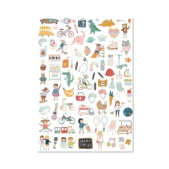 Die-cuts ilustraciones Little M Lora Bailora