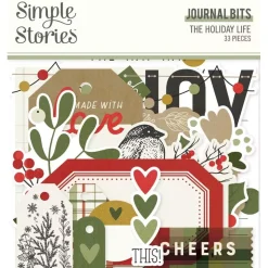 Die-Cuts Journal The Holiday Life Simple Stories