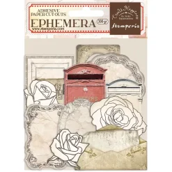 Die-Cuts Letters Ephemera Create Happiness Christmas Plus Stamperia