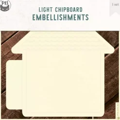Die-Cuts Light Chipboard Album Base Home P13 15x15cm