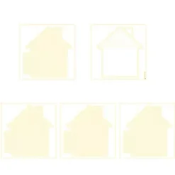 Die-Cuts Light Chipboard Album Base Home P13 15x15cm