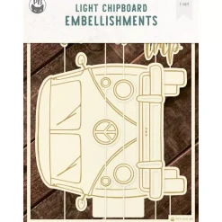 Die-Cuts Light Chipboard Album Base Camper P13 15x20cm