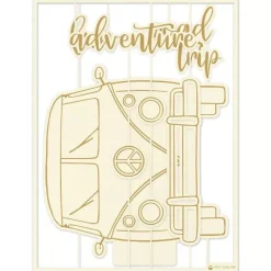 Die-Cuts Light Chipboard Album Base Camper P13 15x20cm