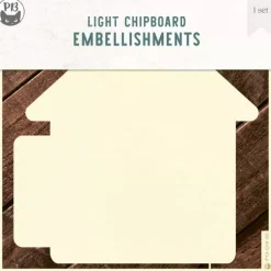 Die-Cuts Light Chipboard Album Base Home Refill P13 15x15cm