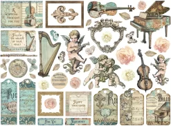 Die-cuts Music Stamperia