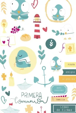 Die-cuts Niños Comunión Iriri Estudio