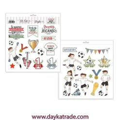 Die-Cuts Recortables Pasión por el Fútbol Dayka