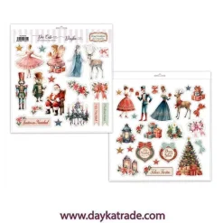 Die-Cuts recortables Una Navidad de Ensueño Dayka