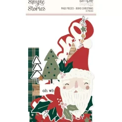 Die-cuts Simple Pages Boho Christmas Simple Stories