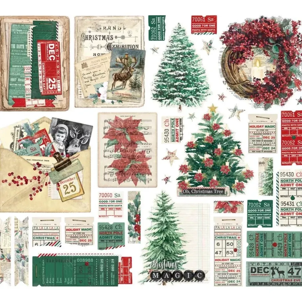 Die-Cuts Simple Vintage 'Tis The Season Simple Stories