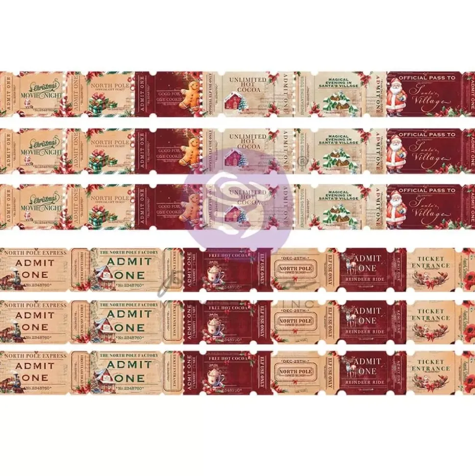 Die-cuts Tickets From The North Pole Prima Marketing