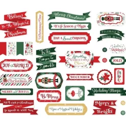 Die-cuts Titles & Phrases Nutcracker Christmas Echo Park