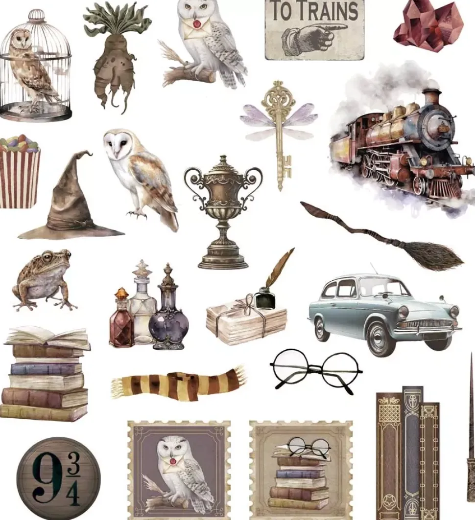 Die-cuts Wizarding Adventure II PapersForYou