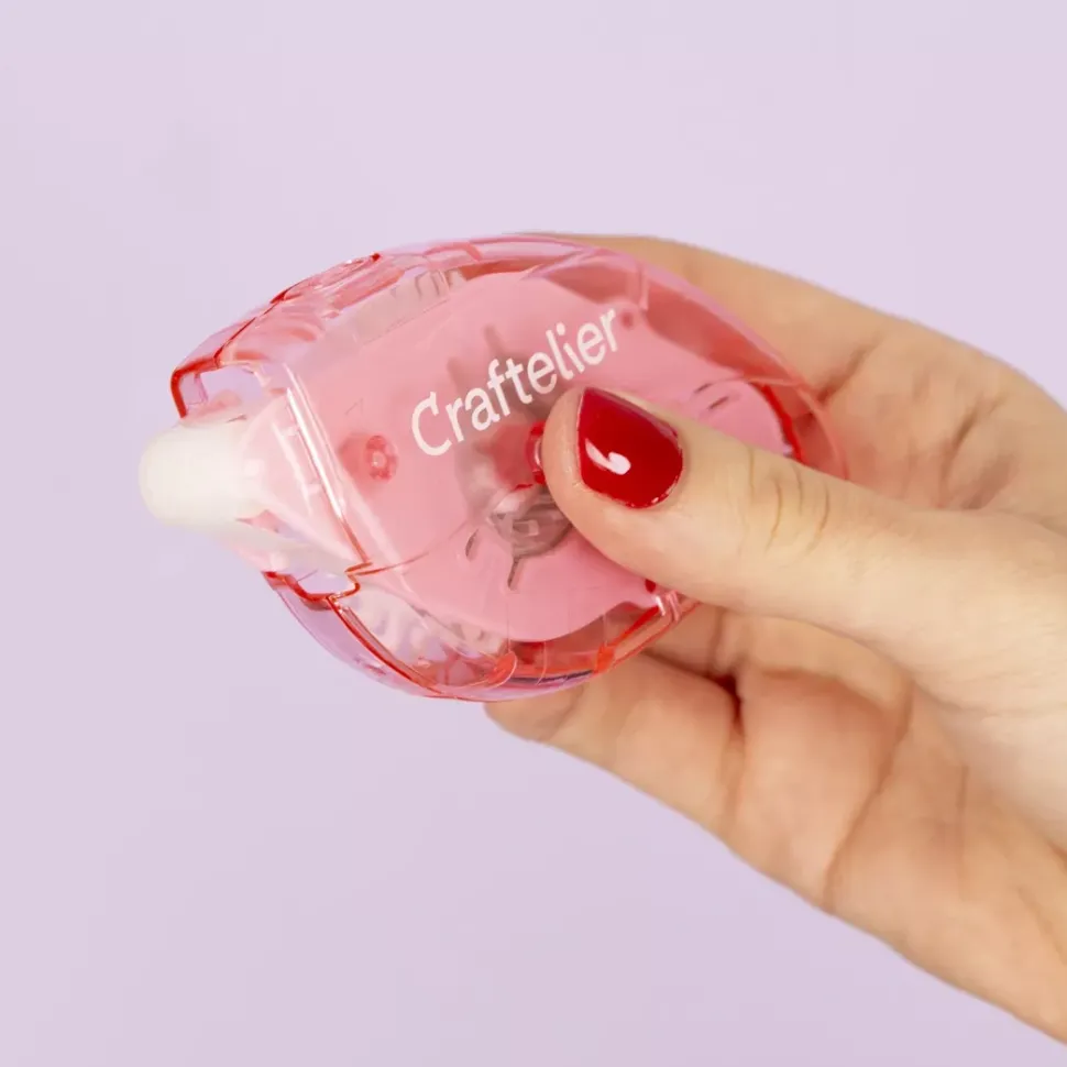 Dispensador adhesivo doble cara de puntos Craftelier