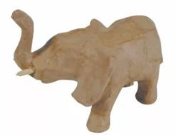 Elefante pequeño de papel maché Décopatch